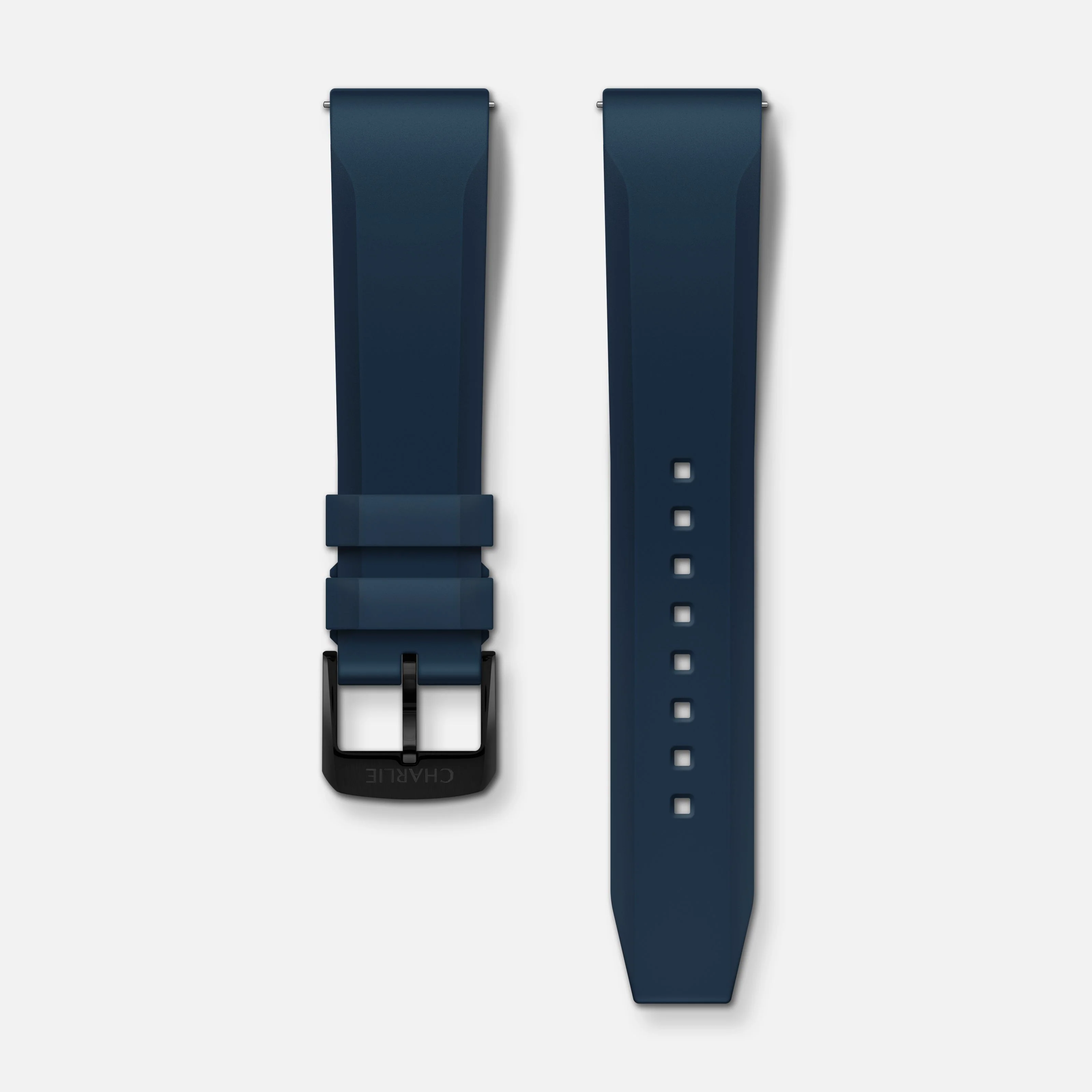 Bracelet caoutchouc bleu NBR 20mm - Image 4