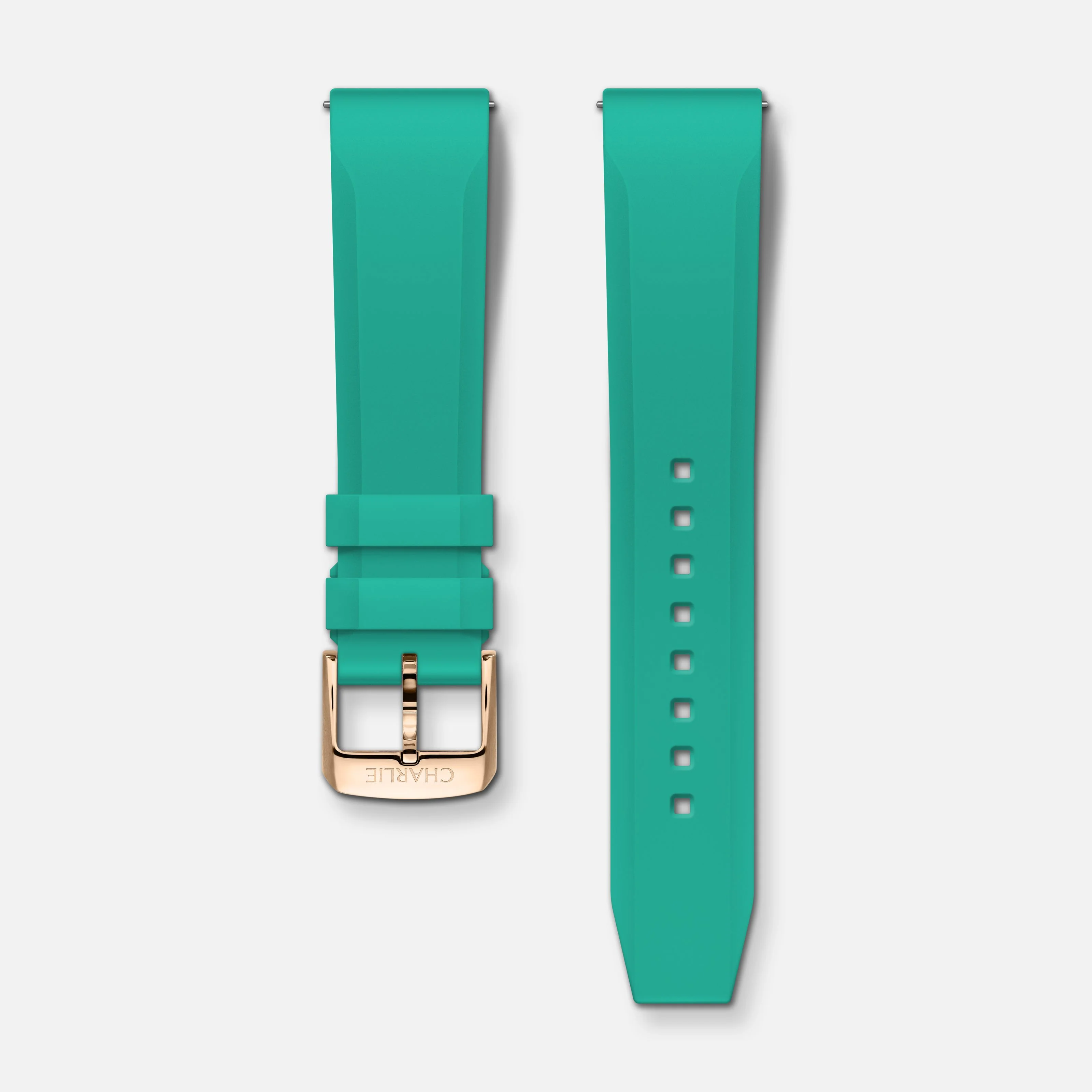 Bracelet caoutchouc turquoise NBR 20mm - Image 5