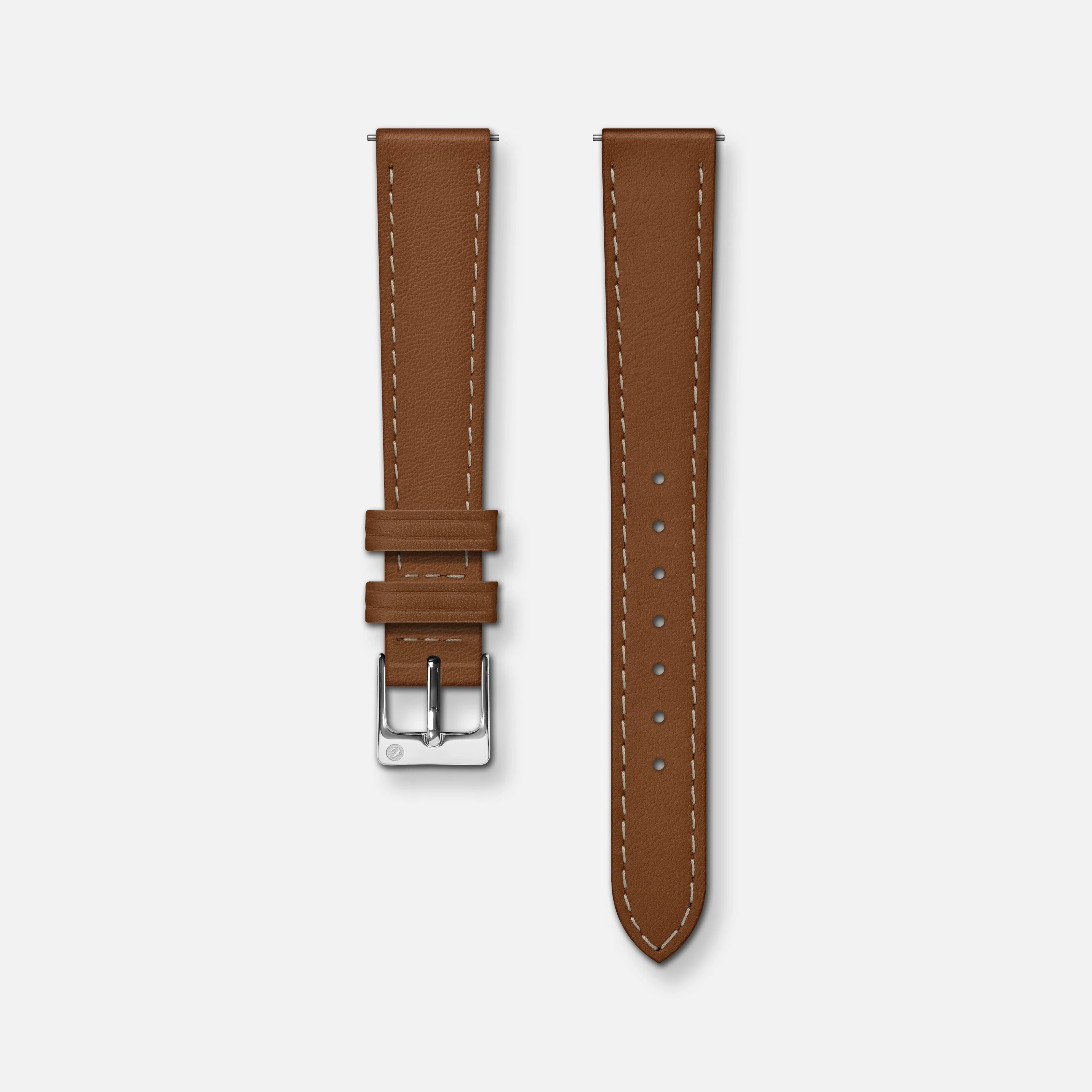 Bracelet cuir marron 14mm - Image 3