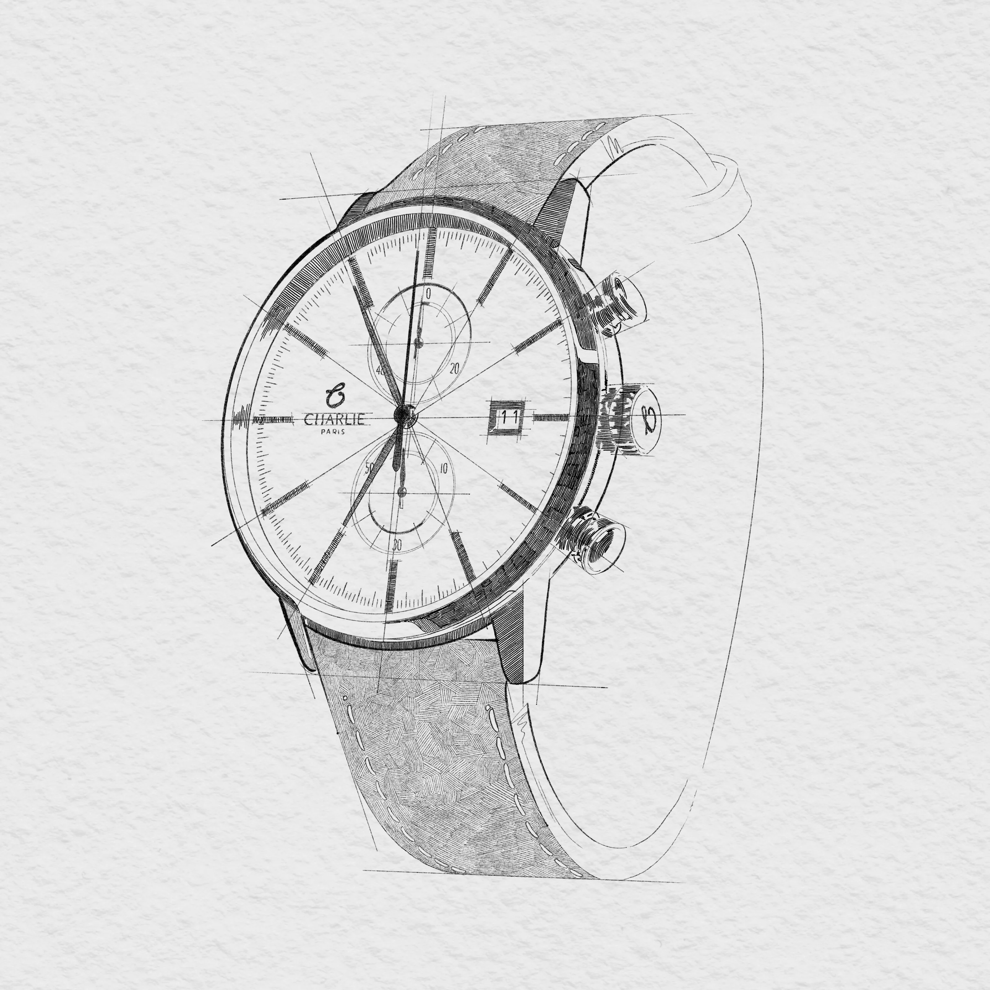 HORIZON - Chronographe - Blanc - Image 4