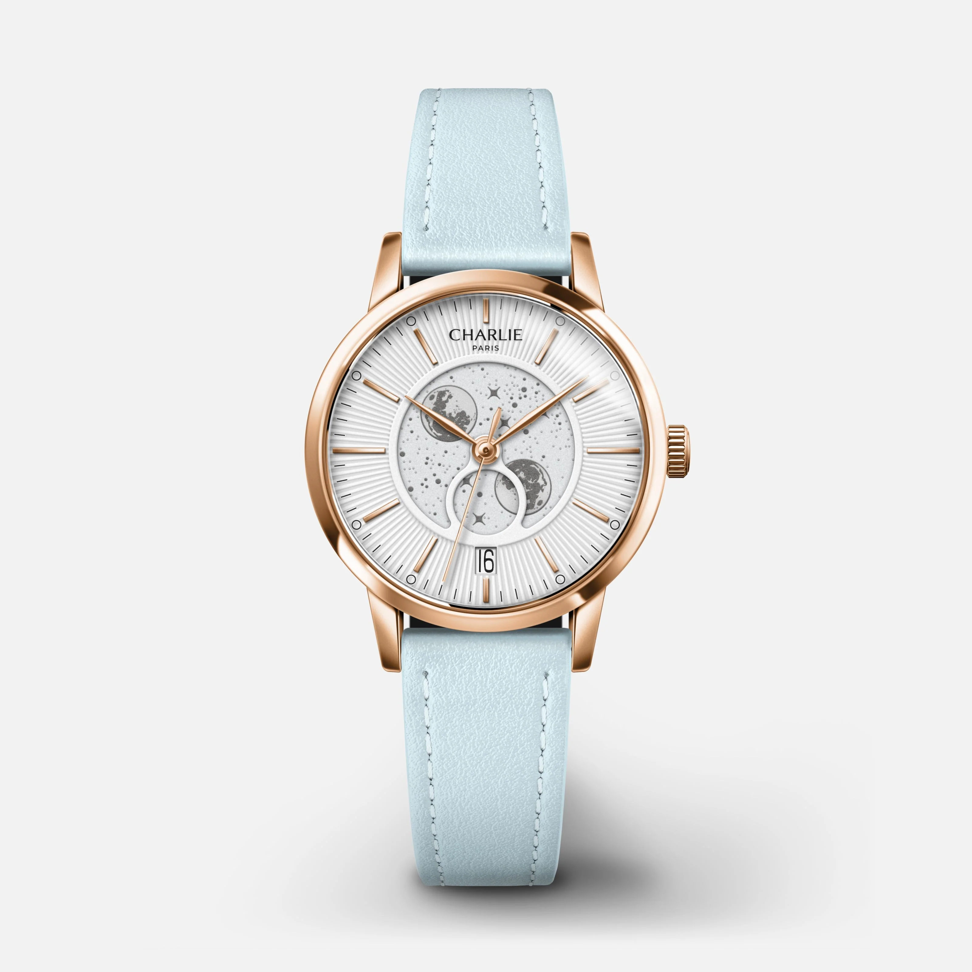 SULLY - Phase de Lune - Doré rose & Blanc - Image 15